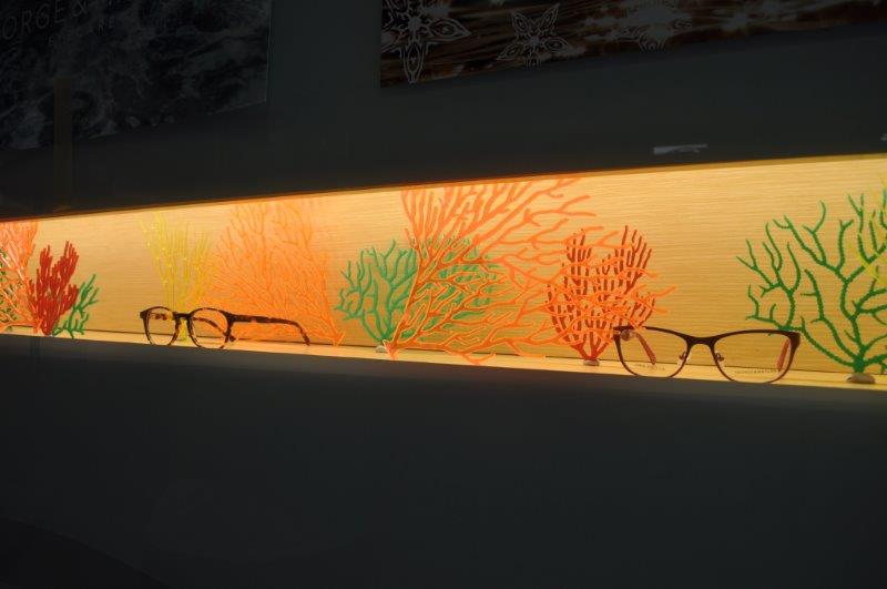 Coloured Acrylic Coral Shapes