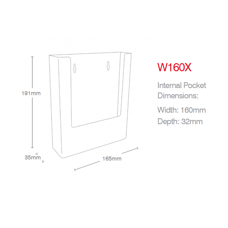 PocketAPortraitBrochureHolderWX