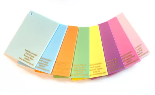 Pastel Coloured Acrylic Sheets